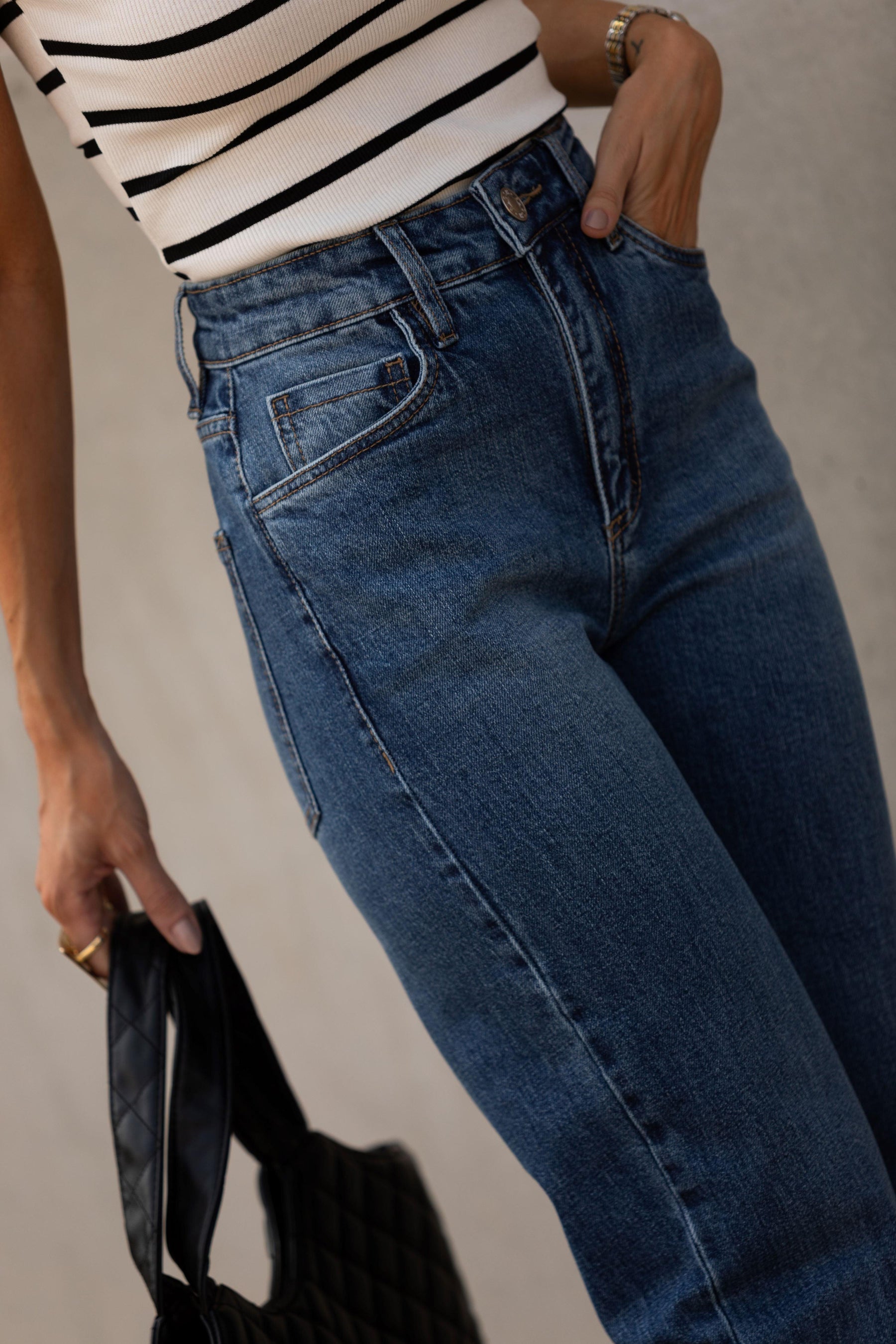 Slim Wide Jeans