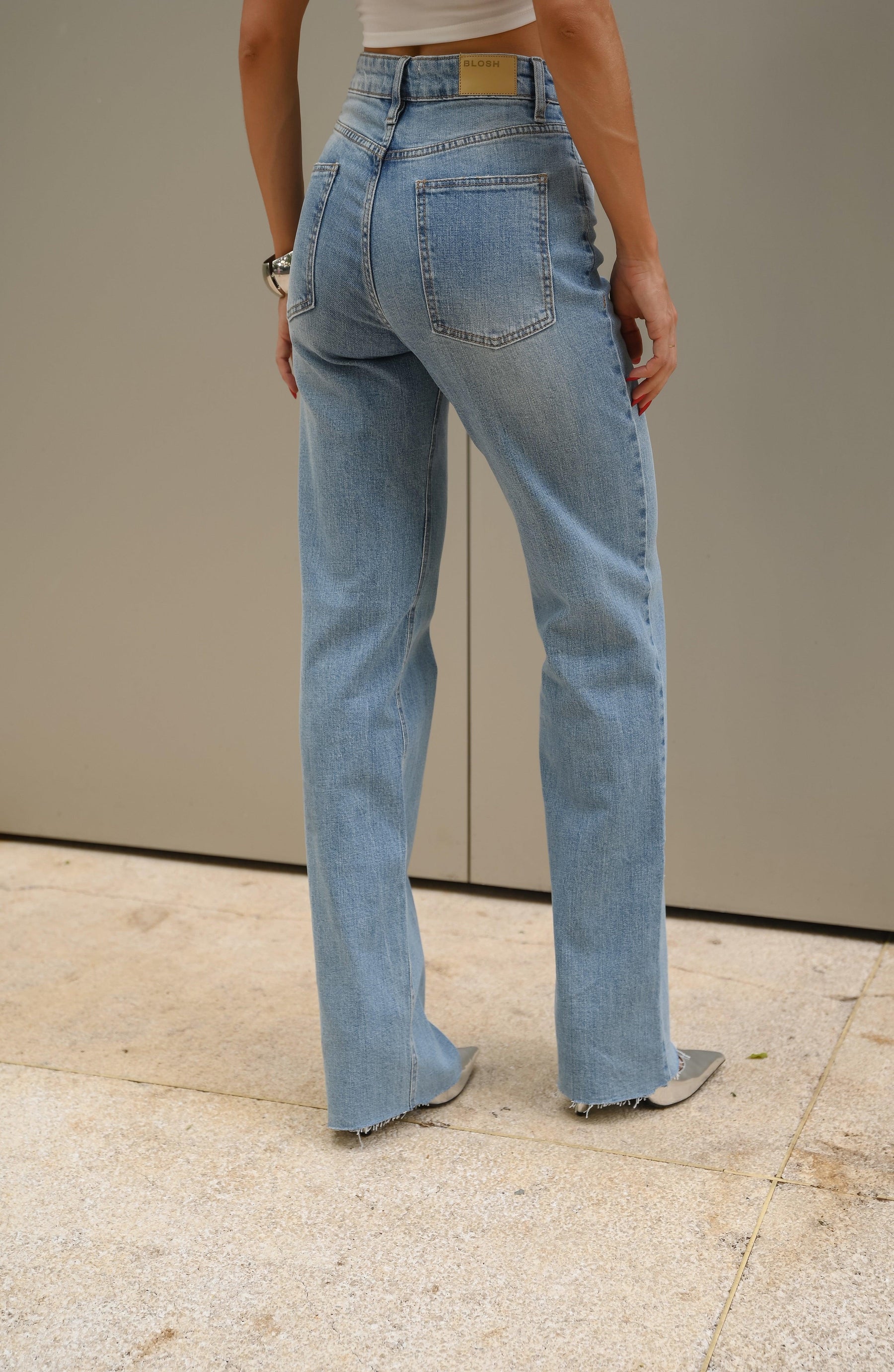 Slim Wide Jeans