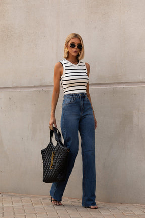 Slim Wide Jeans